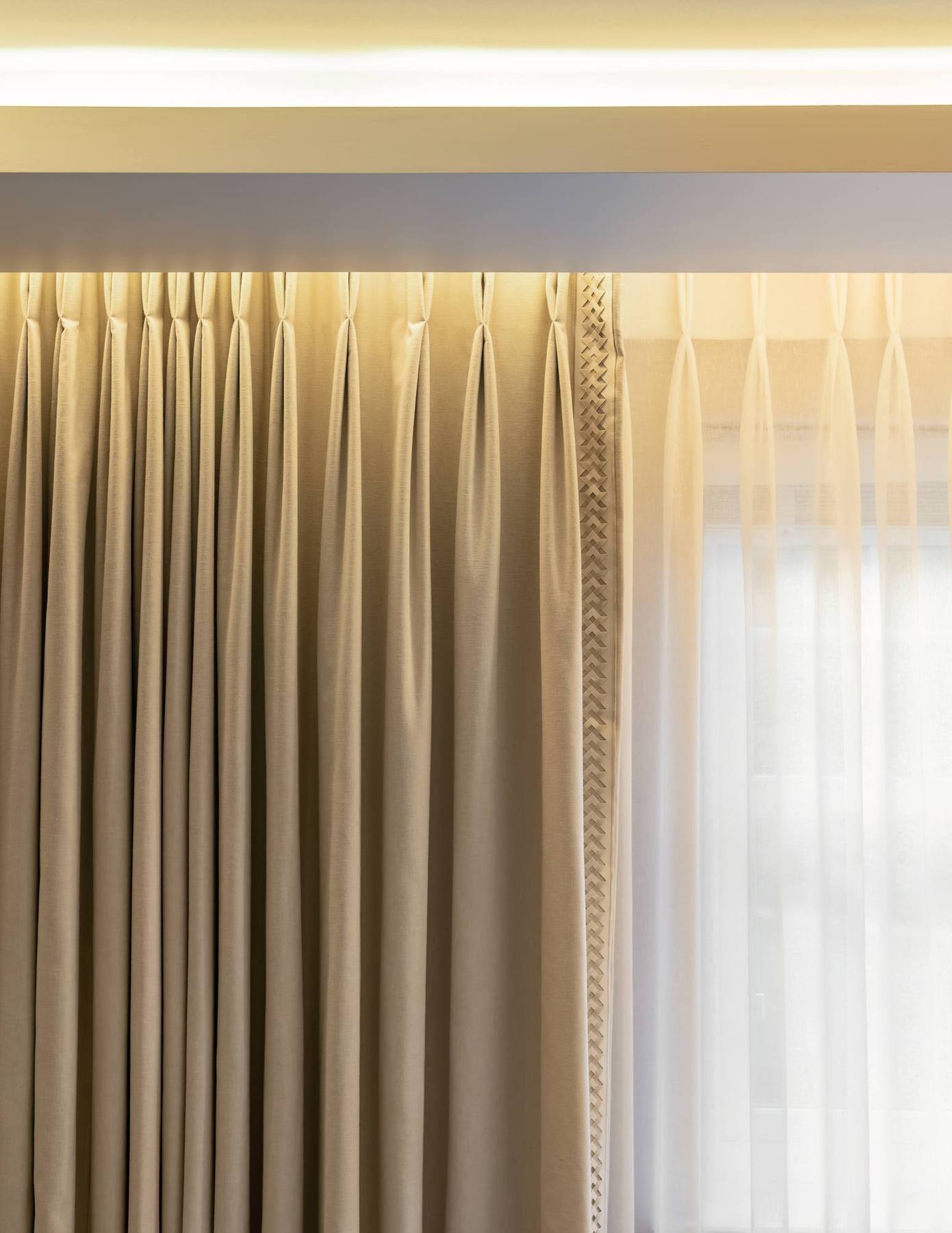 Pinch pleat curtains
