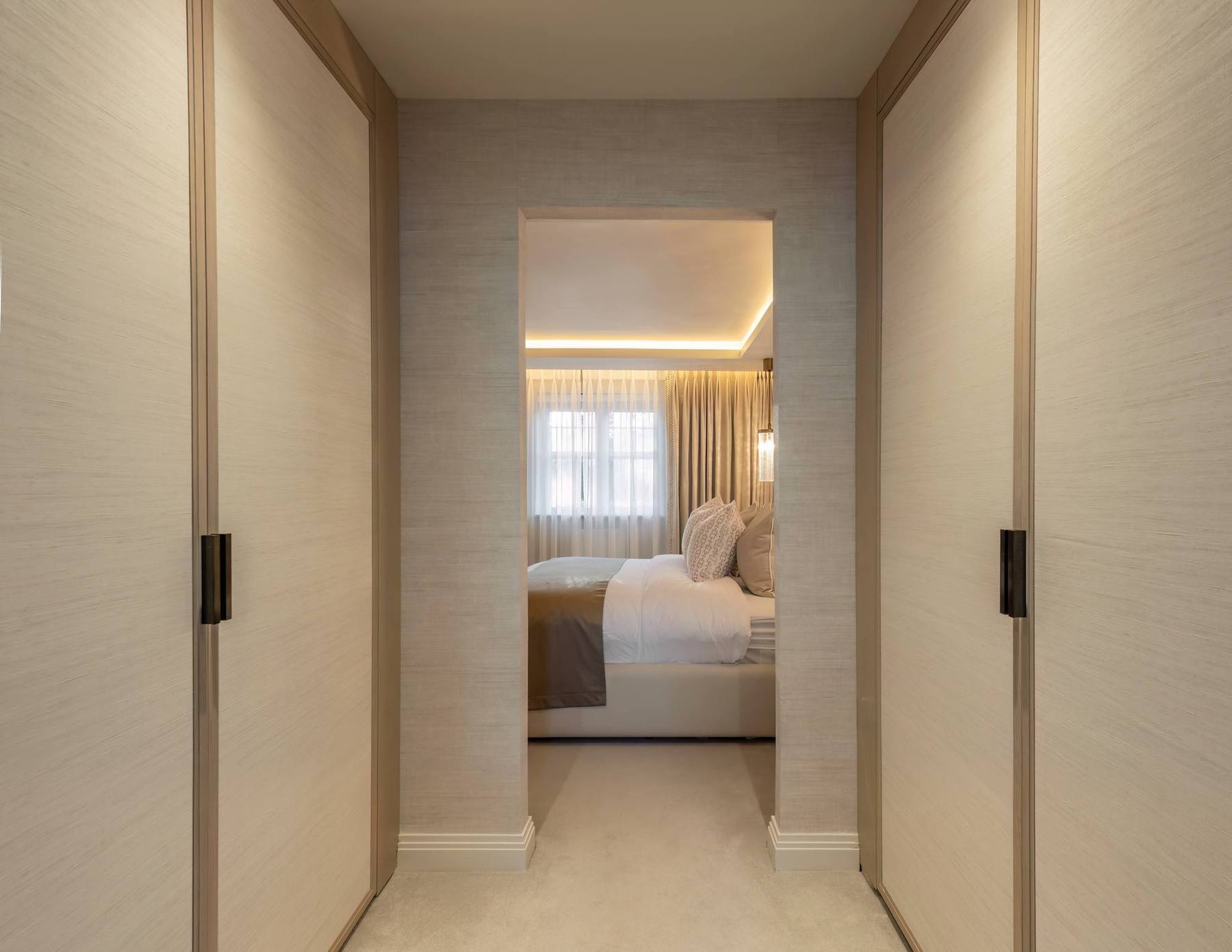 Hallway leading to bedroom